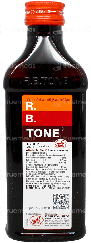 R B Tone Syrup 200Ml